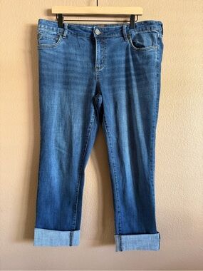 Kut from the Kloth Katy Boyfriend High Rise Jeans Size 14